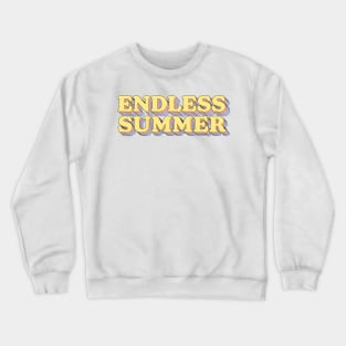 Endless Summer Light Colors Retro Crewneck Sweatshirt